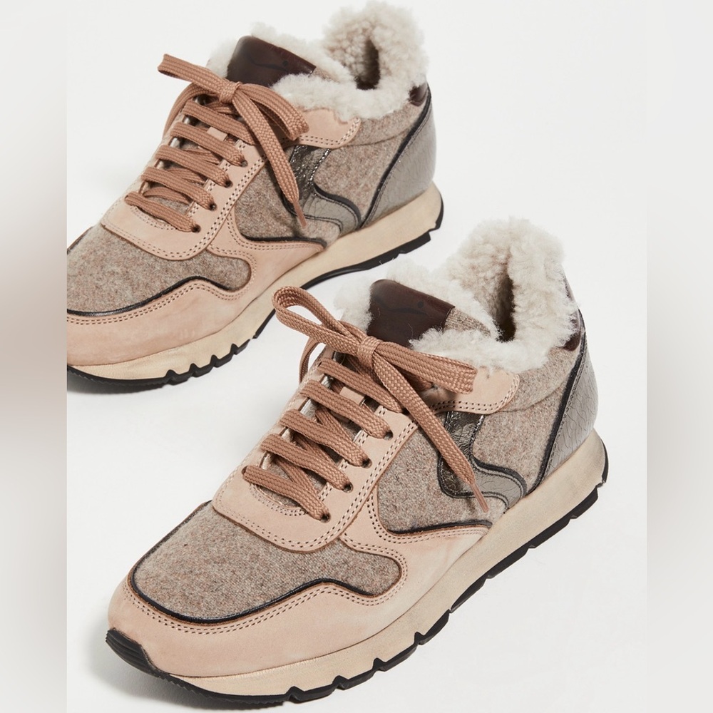 Voile Blanche Julia Shearling Sneakers